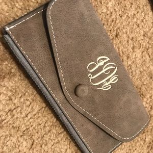JDL Monogrammed Wallet
